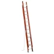 Werner D6200-2 24-ft Fiberglass Type 1a- 300-lb Load Capacity Extension Ladder