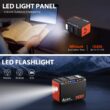 Takki Portable Power Station 88Wh Solar Generator Power Bank with 110V AC DC USB Ports LED Flashlight