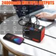 Takki Portable Power Station 88Wh Solar Generator Power Bank with 110V AC DC USB Ports LED Flashlight