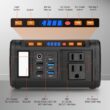 Takki Portable Power Station 88Wh Solar Generator Power Bank with 110V AC DC USB Ports LED Flashlight