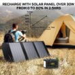 MARBERO Portable Power Station 88Wh Camping Lithium Battery Solar Generator Fast Charging with AC Outlet 120W Peak Power Bank
