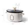 Beautiful 6 Qt Programmable Slow Cooker, White Icing by Drew Barrymore Beautiful 6 Qt Programmable Slow Cooker, White Icing by Drew Barrymore