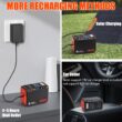 Takki Portable Power Station 88Wh Solar Generator Power Bank with 110V AC DC USB Ports LED Flashlight