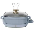 Beautiful 5 in 1 Electric Skillet - Expandable up to 7 Qt with Glass Lid, Cornflower Blue by Drew Barrymore