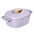 Beautiful 6 Quart Enamel Dutch Oven, Lavender by Drew Barrymore