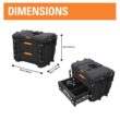 RIDGID 257068 2.0 Pro Gear System 22 in. XL 4 Drawers Modular Tool Box Storage