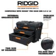 RIDGID 255334 Pro Gear System Gen 2.0 XL 3-Drawers Water and Dust Resistant Durable Tool Box With Dividers For Internal Organization RIDGID 255334 Pro Gear System Gen 2.0 XL 3-Drawers Water and Dust Resistant Durable Tool Box With Dividers For Internal Organization