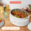 Beautiful 10 in 1 6 Qt Electric Multi-Cooker, White Icing by Drew Barrymore