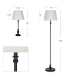 Better Homes & Gardens Traditional 3-Piece Lamp Set, Bronze Finish