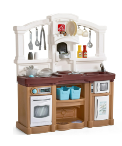 Step2 Fun With Friends Tan Toddler Plastic Kitchen Play Set
