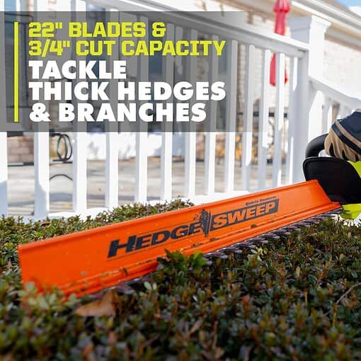 RYOBI ONE+ P2609BTL 18V 22 in. Lithium-Ion Cordless Hedge Trimmer (Tool Only)