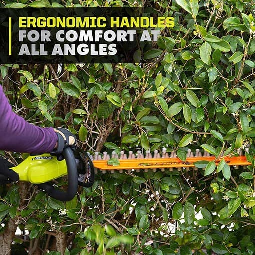 RYOBI ONE+ P2609BTL 18V 22 in. Lithium-Ion Cordless Hedge Trimmer (Tool Only)