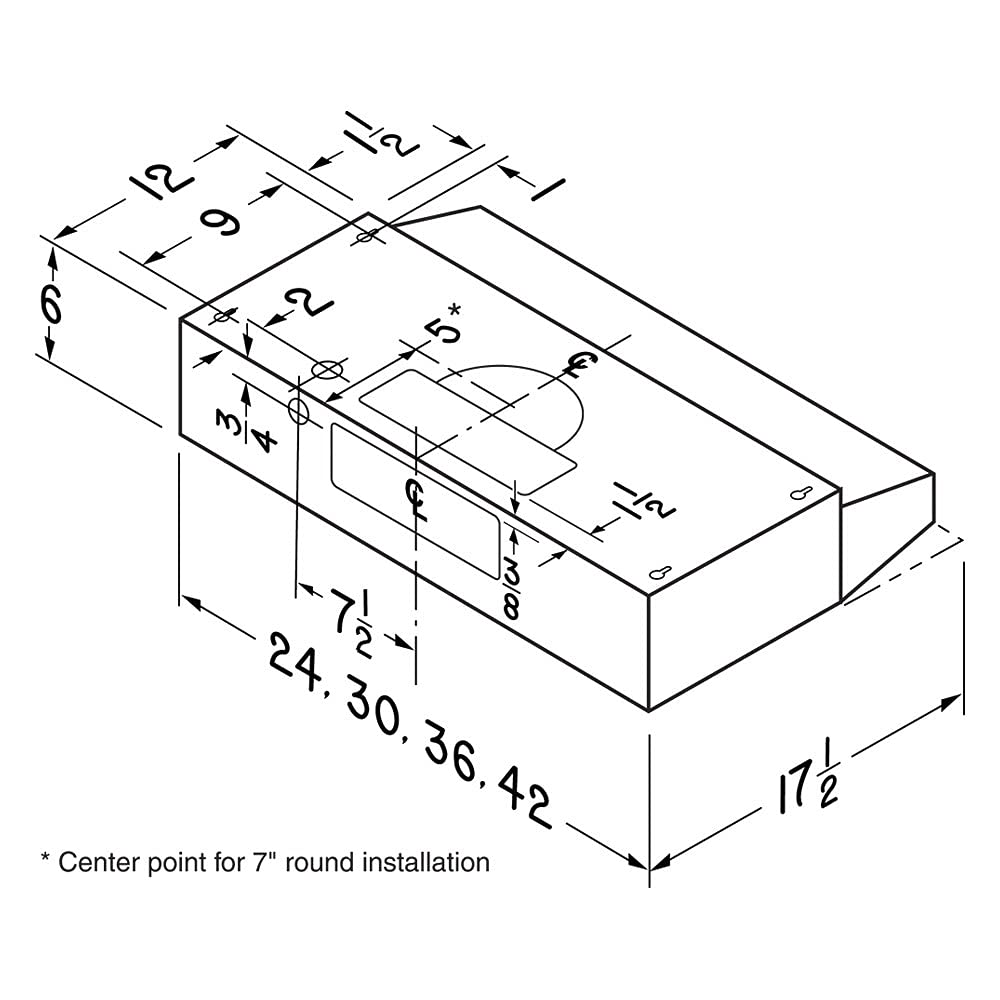 51jd+ualoDL Broan-NuTone F403011 Insert with Light, Exhaust Fan for Under Cabinet Range Hood, 30-Inch, White on White