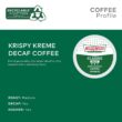 Krispy Kreme Classic Decaf, Single-Serve Keurig K-Cup Pods, Medium Roast Coffee Pods, 72 Count