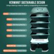 The Original VermiHut Plus 5-Tray Worm Compost Bin – Easy Setup and Sustainable Design