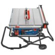 Bosch 10-in 15-Amp 12-Volt Corded Portable Jobsite Table Saw with Foldable Rolling Stand