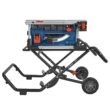 Bosch 10-in 15-Amp 12-Volt Corded Portable Jobsite Table Saw with Foldable Rolling Stand