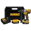 DEWALT XR 1/2-in 20-volt Max Variable Brushless Cordless Hammer Drill (2-Batteries and Charger Included)