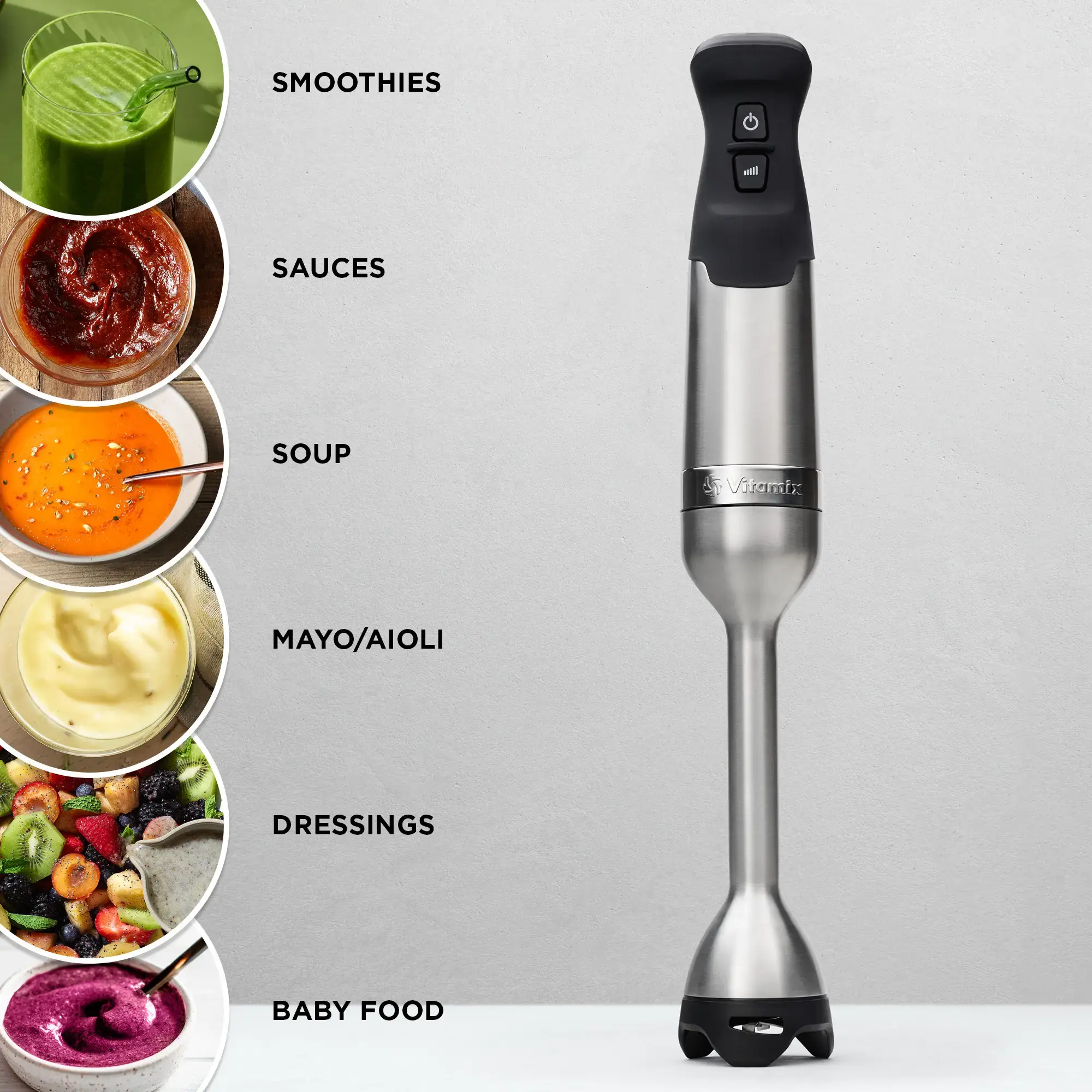bbee10a6-7713-4857-8afe-54522161e407 Vitamix - 5-Speed Immersion Blender - Stainless Steel