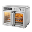 Midea Flexify French Door Toaster Oven Air Fryer Combo, 26.4 QT, Extra Large Air Fryer Countertop Oven 10-in-1 Combo, Stainless Steel