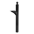 Architectural Mailboxes Black Aluminum 4 x 4 Mount Mailbox Post