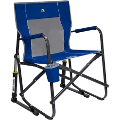 GCI Outdoor Freestyle Rocker Portable Rocking Chair - Medium Blue 02
