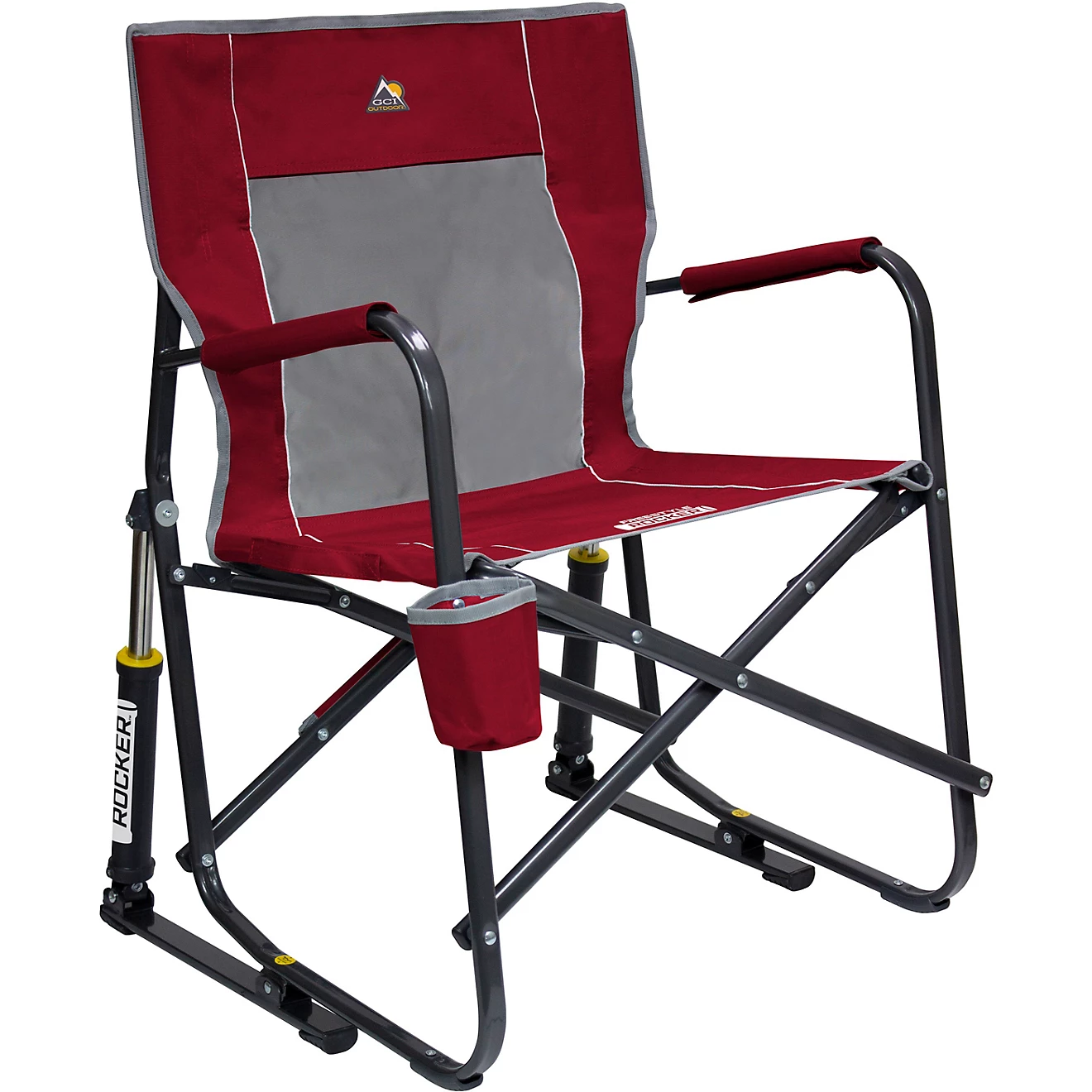 GCI Outdoor Freestyle Rocker Portable Rocking Chair - Medium Red 01 GCI Outdoor Freestyle Rocker Portable Rocking Chair - Medium Red 01