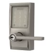 Schlage Encode Lever Century-Latitude Satin Nickel Smart Lock Electronic Handle with Wifi Bluetooth Touchscreen Keypad