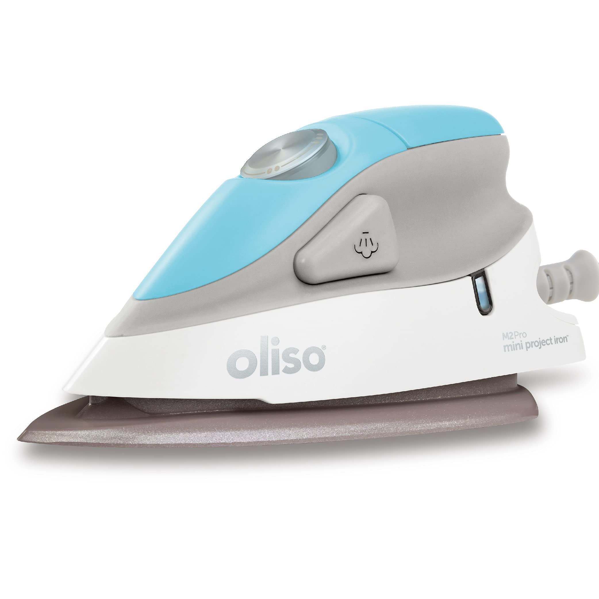 Oliso M2 Mini Project Steam Iron with Solemate - for Sewing, Quilting, Crafting, and Travel, Turquoise Oliso M2 Mini Project Steam Iron with Solemate - for Sewing, Quilting, Crafting, and Travel, Turquoise