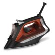 Rowenta Iron Steamer for Clothes, Stainless Steel Soleplate Steam Iron, Microsteam Holes, 1700 Watts, Black, DW2360