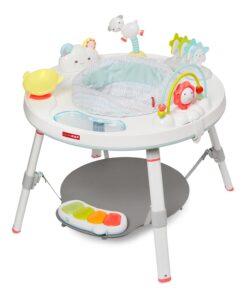 Skip Hop Baby Activity Center: Interactive Play Center with 3-Stage Grow-with-Me Functionality, 4mo+, Silver Lining Cloud