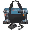 SENIX X2 20-volt 2-Tool Brushless Power Tool Combo Kit with Soft Case (2-Batteries Included and Charger Included)