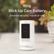 Ring Stick Up Cam Battery - Indoor/Outdoor Smart Security Wifi Video Camera with 2-Way Talk, Night Vision, 2-Pack, White