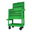 U.S. GENERAL 30 in., 5-Drawer Mechanics Cart, Green