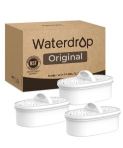 Waterdrop Filter Replacement for All Waterdrop Pitcher Filtration System, WD-PF-01A Plus (Pack of 3)
