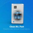 Kenmore PM2010 Air Purifiers with H13 True HEPA Filter, Covers Up to 1200 Sq.Foot, 24db SilentClean 3-Stage HEPA Filtration System, PM2010