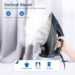 Sundu Steam Iron for Clothes with Rapid Heating Ceramic Coated Soleplate, 1700W with Precise Thermostat Dial, Self-Cleaning, Blue Sundu Steam Iron for Clothes with Rapid Heating Ceramic Coated Soleplate, 1700W with Precise Thermostat Dial, Self-Cleaning, Blue