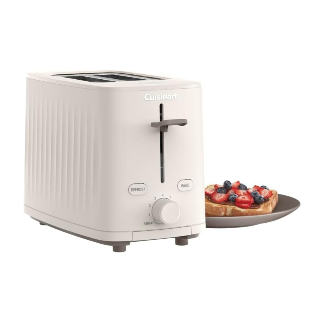 Cuisinart Soho Collection 2-Slice Toaster, 7 Toaster Setting, Defrost, Reheat, and Bagel Setting, Convenient Rear Cord Storage, Truffle, CPT-7TR Cuisinart Soho Collection 2-Slice Toaster, 7 Toaster Setting, Defrost, Reheat, and Bagel Setting, Convenient Rear Cord Storage, Truffle, CPT-7TR