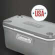 Coleman Classic Series 120-Quart Hard Cooler, Rock Grey Coleman Classic Series 120-Quart Hard Cooler, Rock Grey