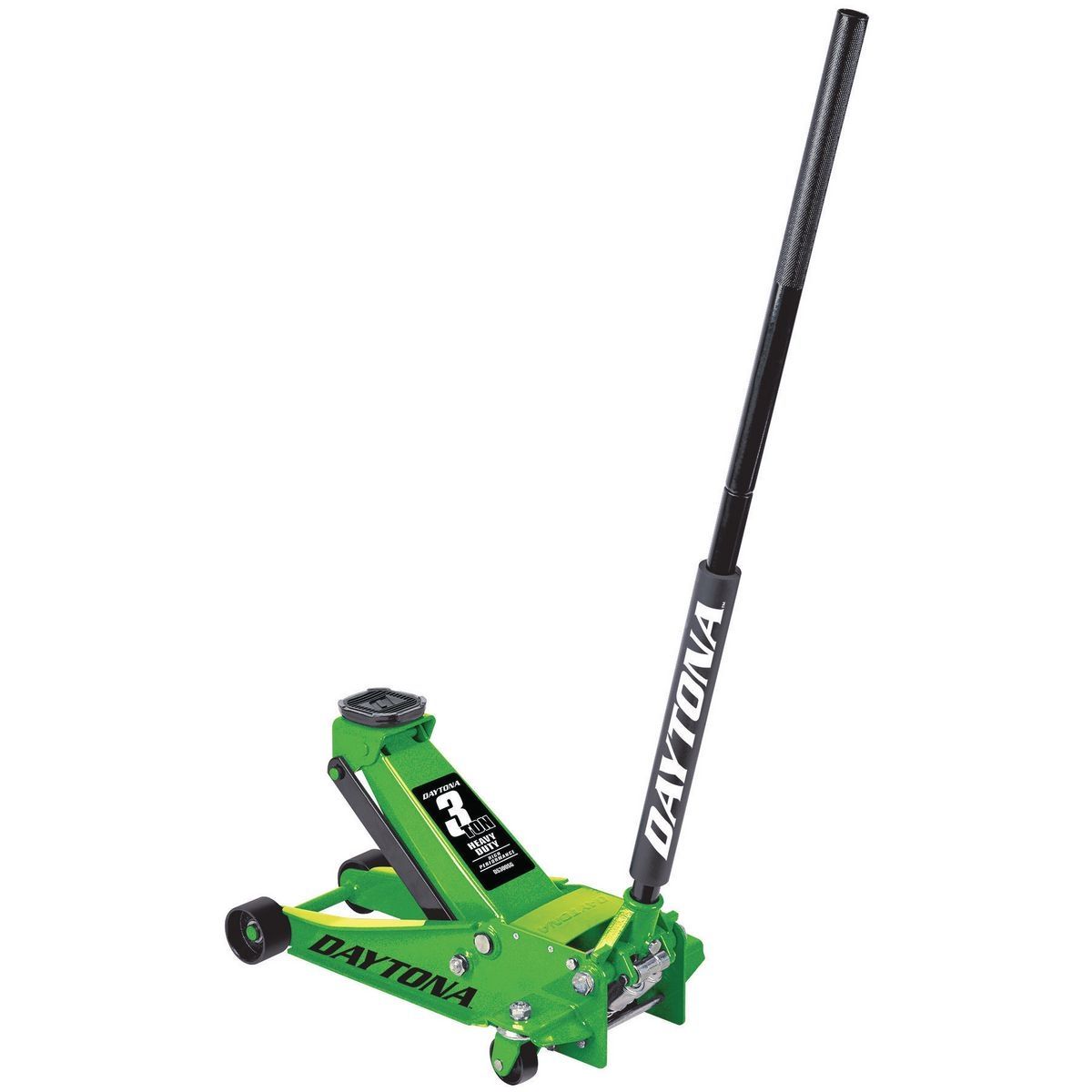 DAYTONA 3 Ton Professional Floor Jack with RAPID PUMP, Green DAYTONA 3 Ton Professional Floor Jack with RAPID PUMP, Green