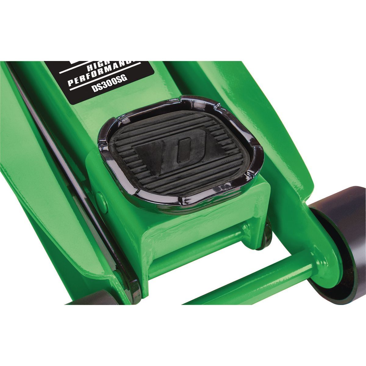 64783_W8 DAYTONA 3 Ton Professional Floor Jack with RAPID PUMP, Green