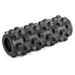 RumbleRoller Extra Firm Textured Muscle Foam Roller Manipulates Soft Tissue Like A Massage Therapist (Black, Compact)
