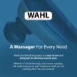 Wahl Deep Tissue Corded Long Handle Percussion Massager - Handheld Therapy with Variable Intensity to Relieve Pain in The Back