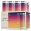 Hiyo Organic Social Tonic - Blackberry Lemon, 12 Pack - N.A. Functional Seltzer, Nootropics & Botanicals