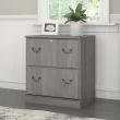 Bush Furniture Saratoga 26.85'' Wide 2 -Drawer File Cabinet - Modern Gray