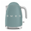 SMEG 50's Retro Style 7-Cup Electric Water Kettle with Automatic Shutoff, Removable Base, and Water Indicator (Jade)