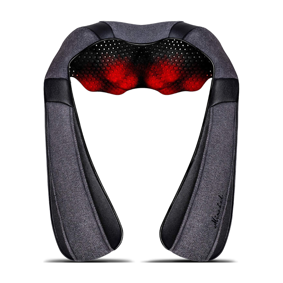 Mirakel Shiatsu Neck & Back Massager with Heat - Deep Tissue Neck, Back & Shoulder Pain Relief Mirakel Shiatsu Neck & Back Massager with Heat - Deep Tissue Neck, Back & Shoulder Pain Relief