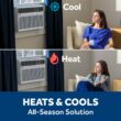 GE 1500-sq ft Window Air Conditioner with Heater with Remote ( 240-Volt , 24000-BTU ) Wi-Fi enabled