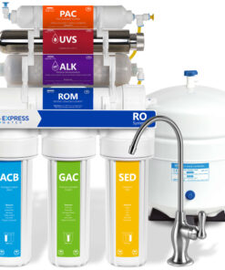 Express Water ROALKUV10D 7-stage Multi-method Reverse Osmosis Filtration System