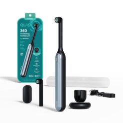 Quip 360 Oscillating Rechargeable Electric Toothbrush with Extra Brush Head - Blue Stone